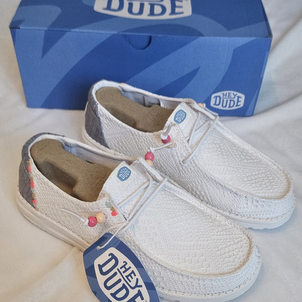 Hey Dude White Casual Shoes